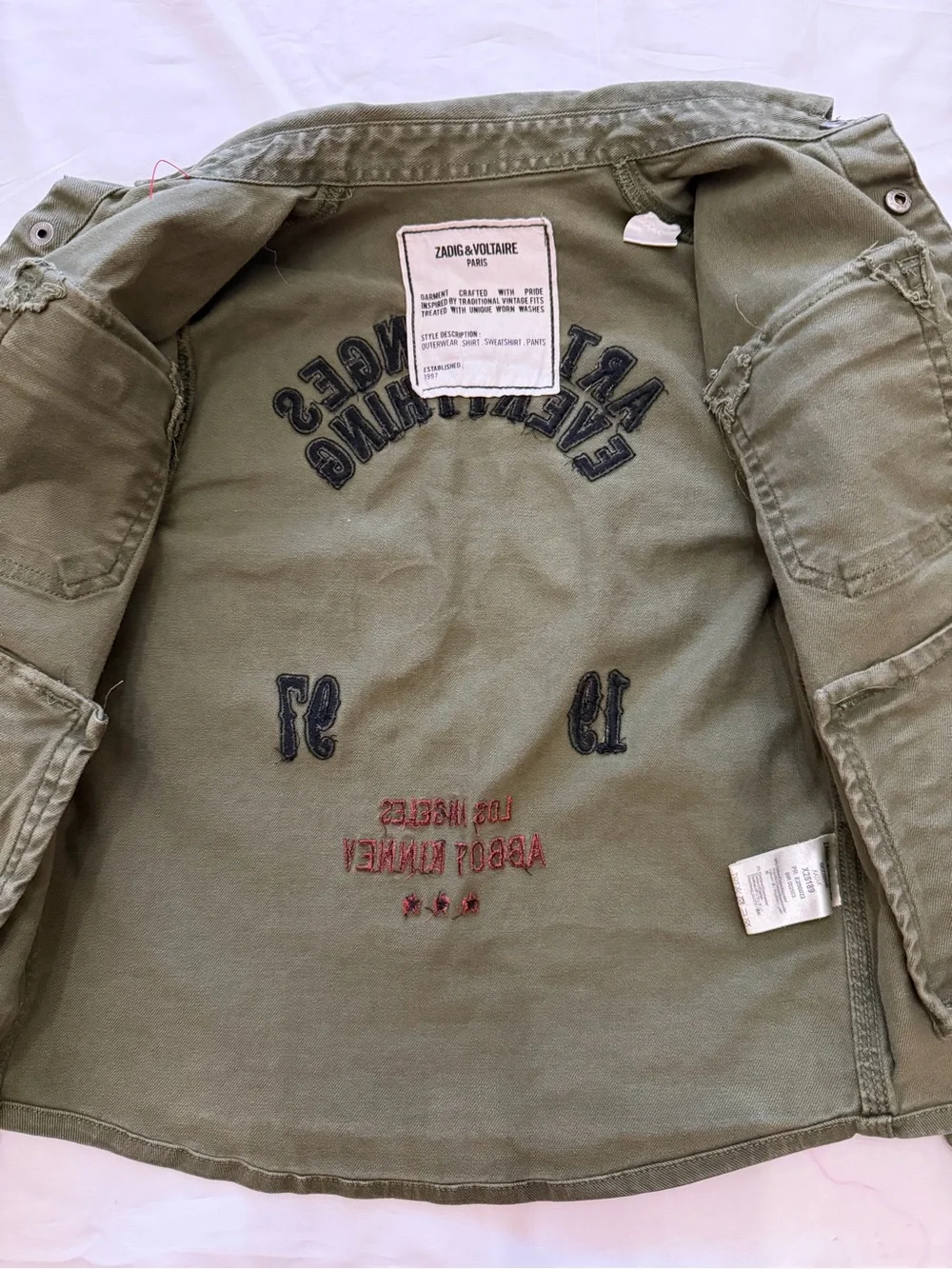 Zadig & Voltaire Kids' Kayak Jacket – Size 6Y